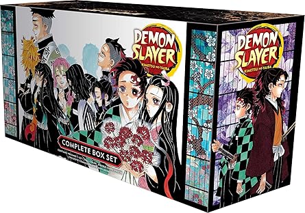 Demon Slayer Manga Box Set (1–23 Volumes) – English Paperback Collection