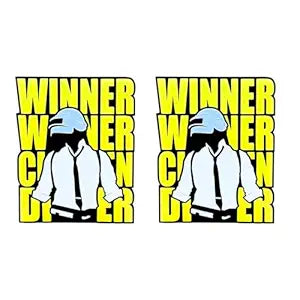 3D PUBG Game Winner Winner Chicken Dinner Logo Table Top