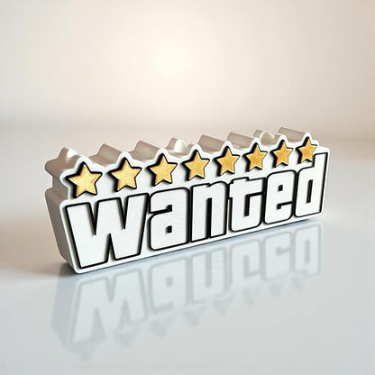 3D GTA San Andreas Wanted Theme Table Top