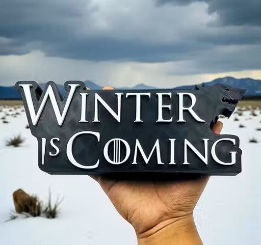 3D Game of Thrones “Winter Is Coming” Theme Table Top