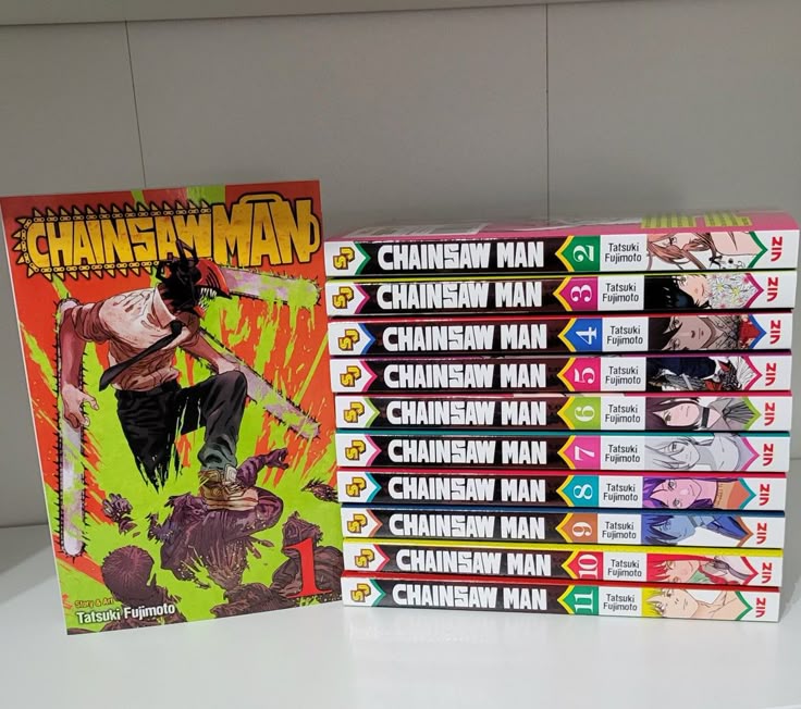 Chainsaw Man Manga Box Set Vol 1–11 by Tatsuki Fujimoto