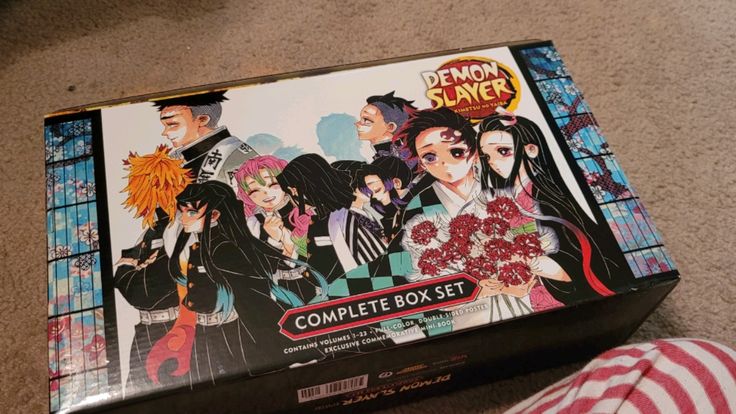 Demon Slayer Manga  Box Set (1–23 Volumes) – English Paperback Collection