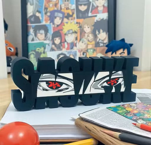 3D Naruto’s Sasuke Uchiha Theme Table Top